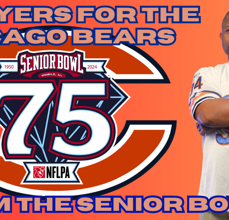 Players for the Chicago Bears from the Senior Bowl